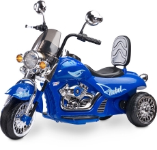 Дитячий електромотоцикл Caretero Rebel blue